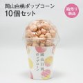 岡山白桃ポップコーン10個セット 