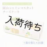 画像: 岡山シャインマスカットチーズケーキ 20箱セット